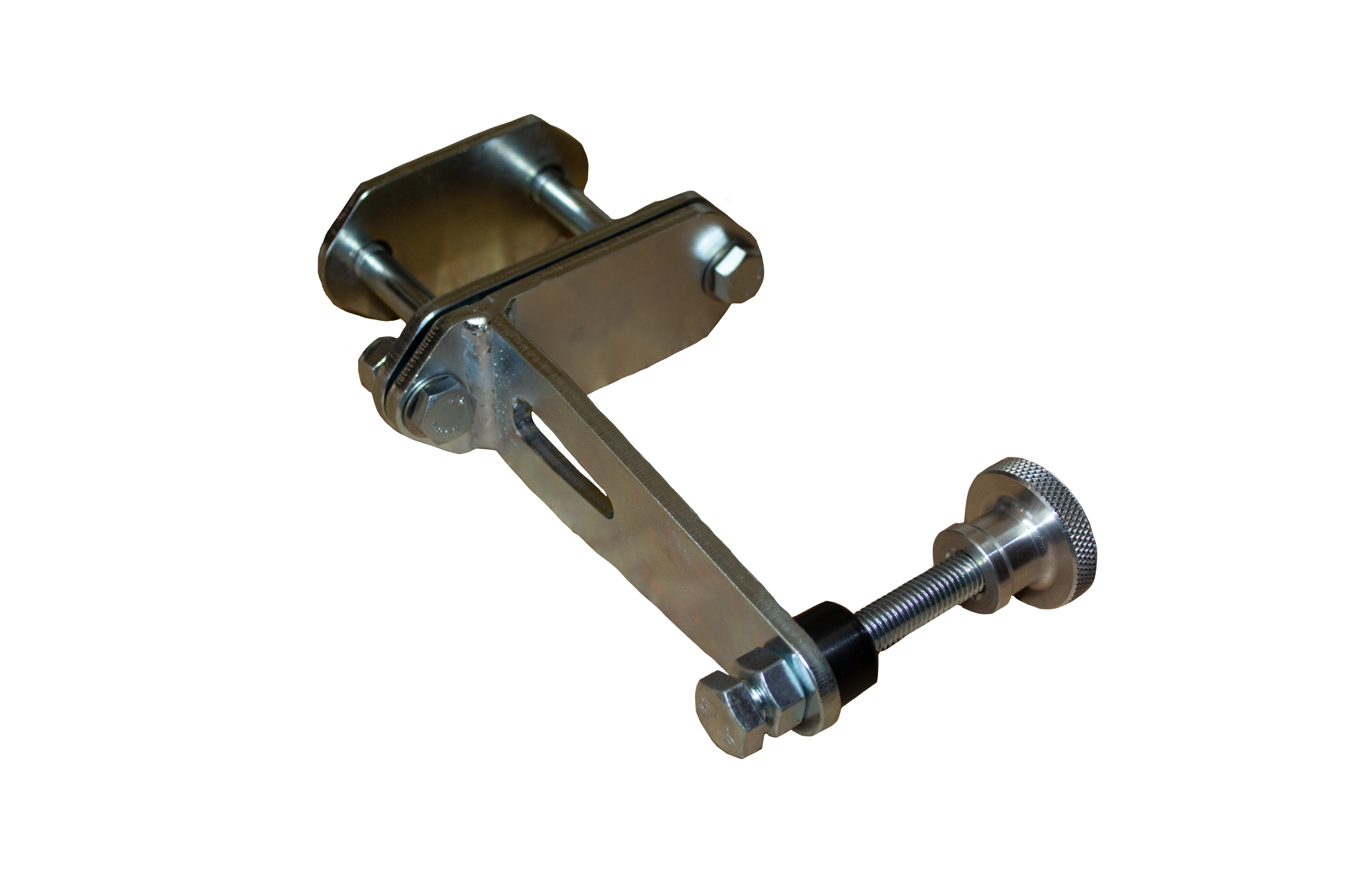 metal clamp for a tripod leg
