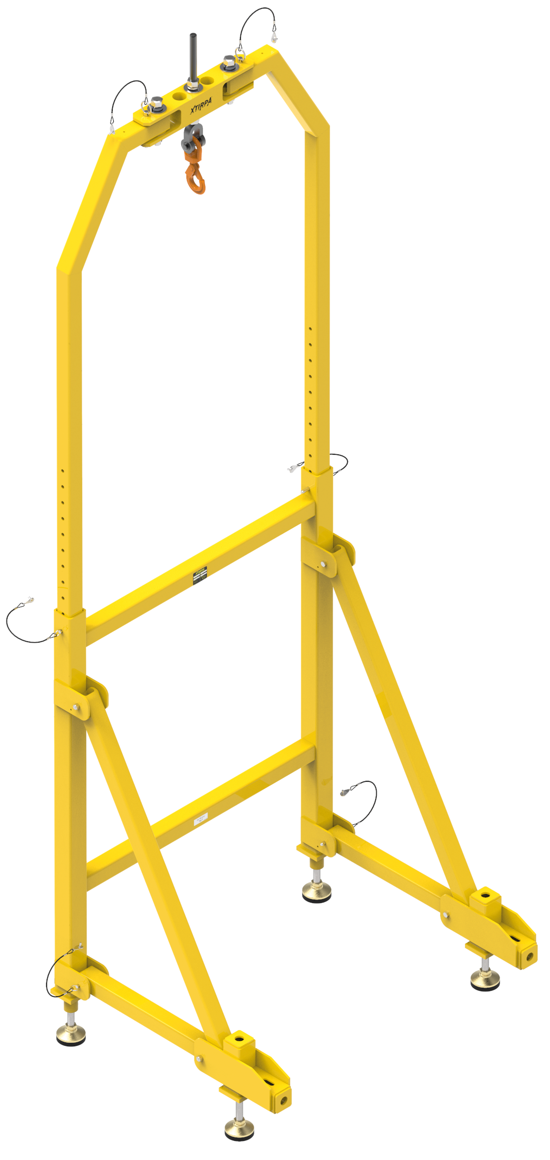Jib adapter for lateral entry