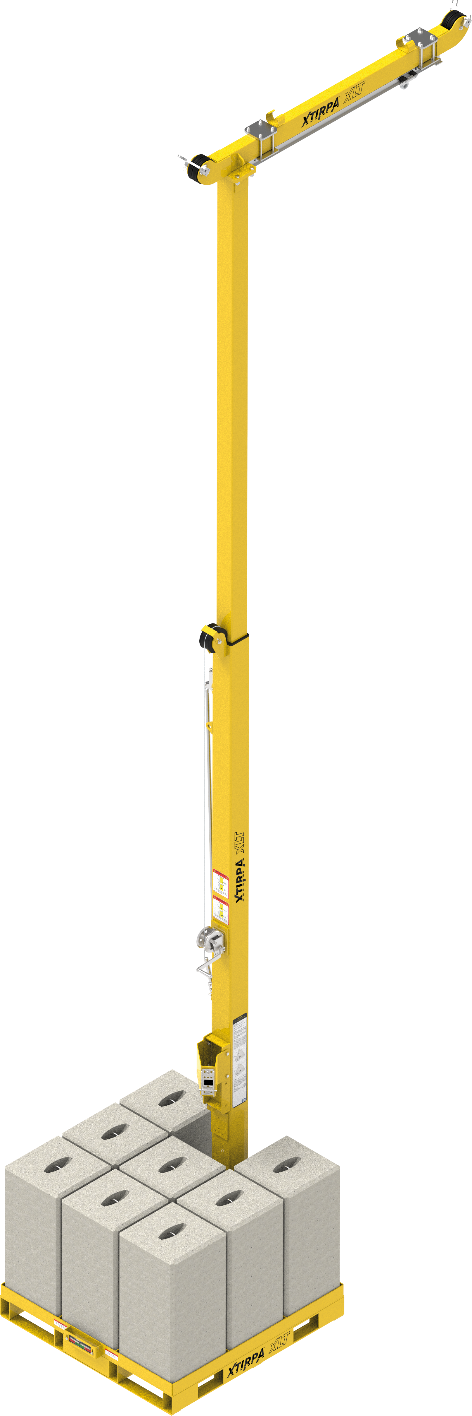 XLT Mast-davit arm system